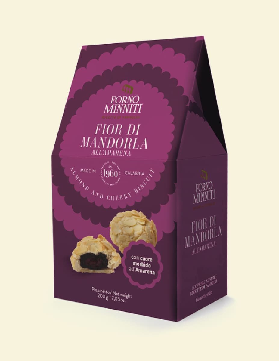 Almond and Cherry Biscuit